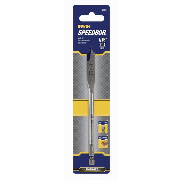 Irwin Speedbor 2000 Wood Boring Bit - 5/16" Size, 5-Pack, Fast Cutting With Hex Shank