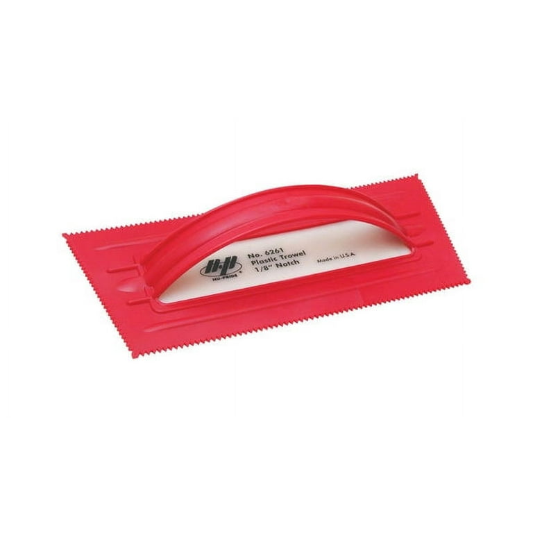Marshalltown QLT 4-1/4 in. W X 9-1/2 in. L Plastic V Notched Trowel Marshalltown QLT 4-1/4 in. W X 9-1/2 in. L Plastic V Notched Trowel