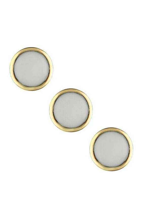 3 PC PEARL PIP FOR BEZEL INSERT ROLEX SUBMARINER 116610 116613 BLUE LUM GOLD USA