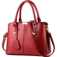 thumbnail image 1 of Purses and Handbags for Women Fashion Messenger Bag Ladies PU Leather Top Handle Satchel Shoulder Tote Bags, 1 of 6