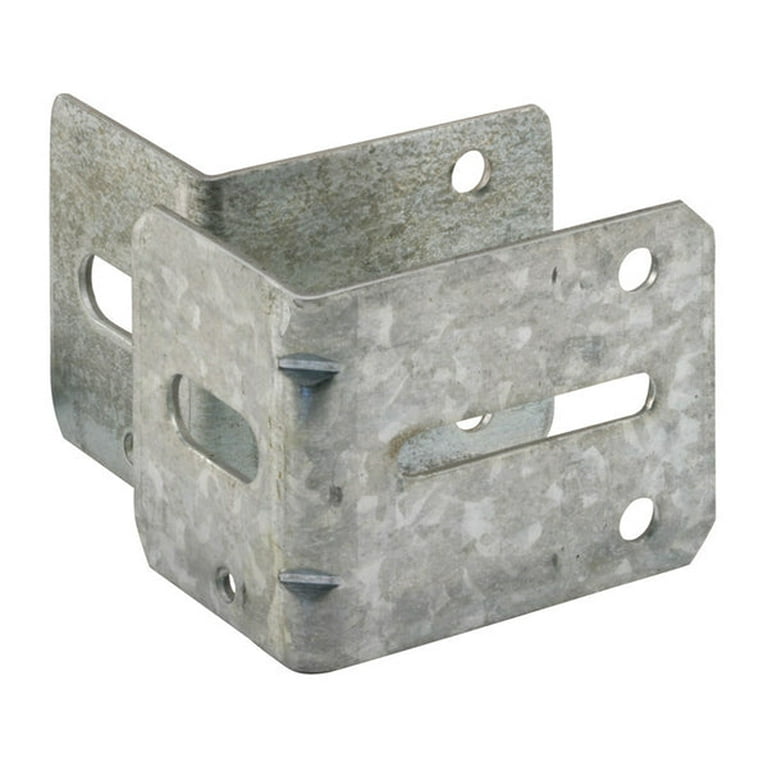 Prime-Line 2-3/16 in. W X 2-1/4 & 2-3/4 in. L Steel Bracket Prime-Line 2-3/16 in. W X 2-1/4 & 2-3/4 in. L Steel Bracket