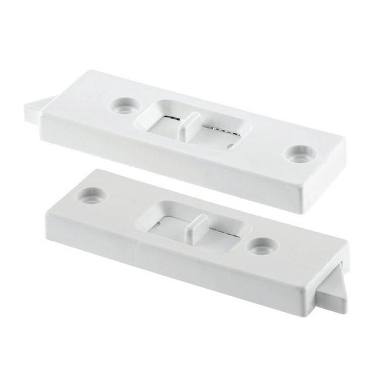 Prime-Line White Vinyl Window Tilt Latch 1.06 in. W X 3 in. L For Single or Double Aluminum Windows Prime-Line White Vinyl Window Tilt Latch 1.06 in. W X 3 in. L For Single or Double Aluminum Windows