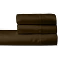 thumbnail image 1 of 3 PC Set 1000 Thread Count 100% Egyptian Cotton, 15" Deep Pocket Chocolate, RV Short King, 1 of 7