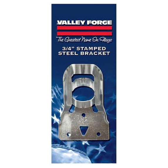 3 PC Valley Forge 5 in. L Steel Flag Pole Bracket