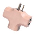thumbnail image 1 of 3 PC Woods Grounded 3 outlets Adapter 1 pk, 1 of 2