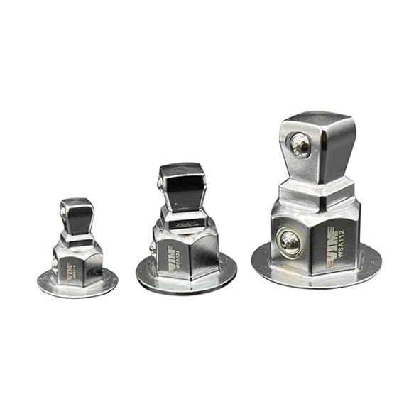 3 PC. Wrench Wobble Socket Adapter Set