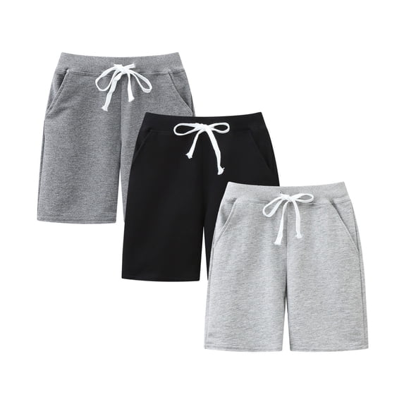 3 PCS 1-5T Toddler Baby Boys Girls Summer Casual Shorts Solid Sport Shorts Kids Cotton Athletic Pants