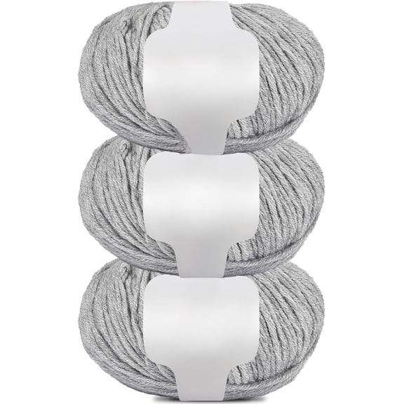 3 PCS 150g 100% Merino Wool Yarn, 6-Ply Warm and Soft Yarn for Hand Knitting and Crocheting, 140 Yards Yarn for Hand DIY Clothes, Scarves, Hats