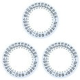 thumbnail image 1 of 3 PCS 3035  DATE CALENDAR DISC FOR ROLEX WATCH SEADWELLER 16600-16660 WHITE T/QY, 1 of 2