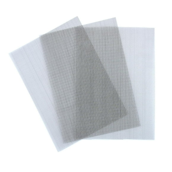 3 PCS 304 Stainless Steel Woven Wire Mesh Sheets 20 Mesh Flexible Air Vent Fine Mesh Screen Insect Rodent Control Mesh Pest Proofing Drain Cover for Air Brick Floor Vent (15 X 21cm)