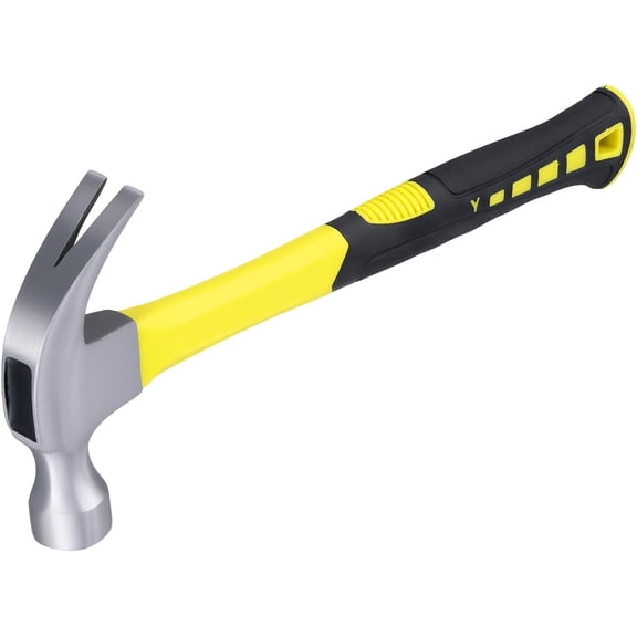 3 PCS 8/16/24oz Claw Hammers, Nailing Hammer with Shock Absorption handle, Screw Thread Steel Head Rip Claw Hammer framing hammer for Repairing Furniture Assemble$$Tools & Hardware Other