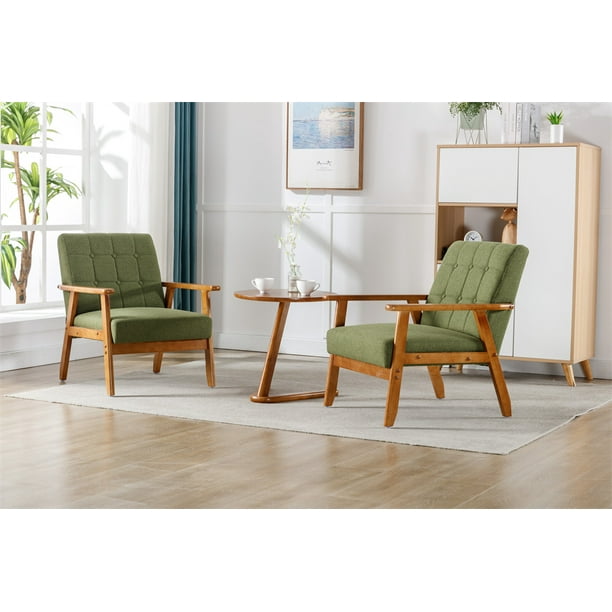 PCS Accent Chairs with Side Table, Leisure Chat Coffee Table Set