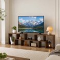 thumbnail image 1 of 3 PCS Adjustable TV Stand Minimalist Entertainment Center for 43/ 55 /60/ 65 Inch TV Media Console Table ,Brown, 1 of 8