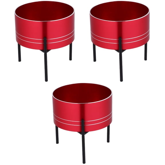 3 PCS Artificial Plants Indoor with Pot Succulent Container Cute Display