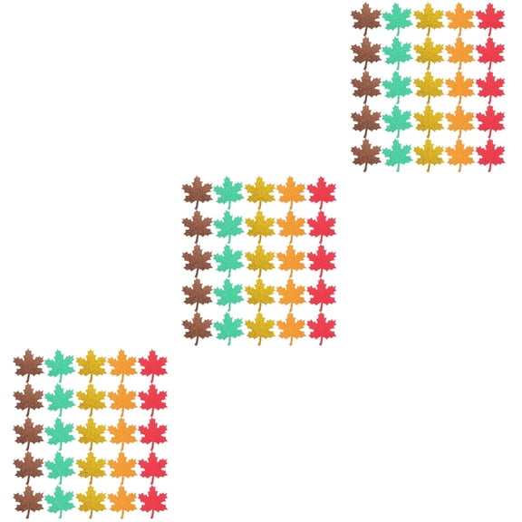 3 PCS Autumn Artificial Maple Leaf Bulletin Board Decoration