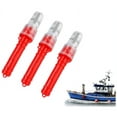 thumbnail image 1 of 3 PCS Boat Flares, 2025 Upgraded Electronic Boat Flare Coast Guard Approved, Waterproof Boat Safety Kit Emergency Signals for Fishing Nets, Buoys, Boats (Red), 1 of 7
