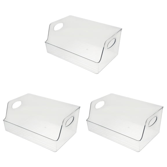 3 PCS Book Container Organizer Bin Shelving Cube Student Office