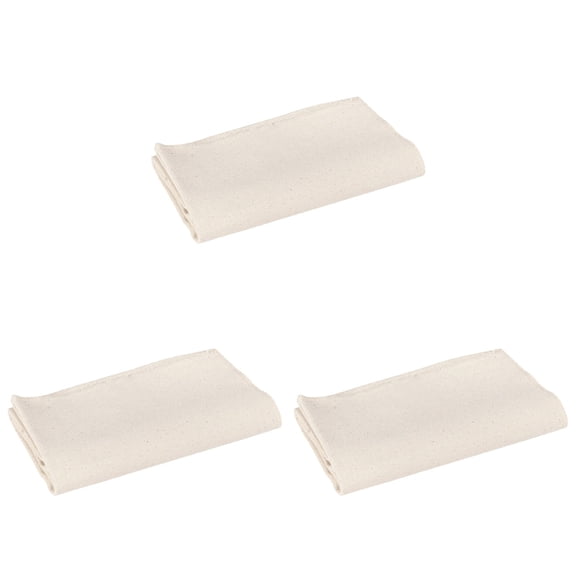 3 PCS Bread Yeast Cloth Basket Cheesecloth Strainer Cotton Baking Tools Canvas