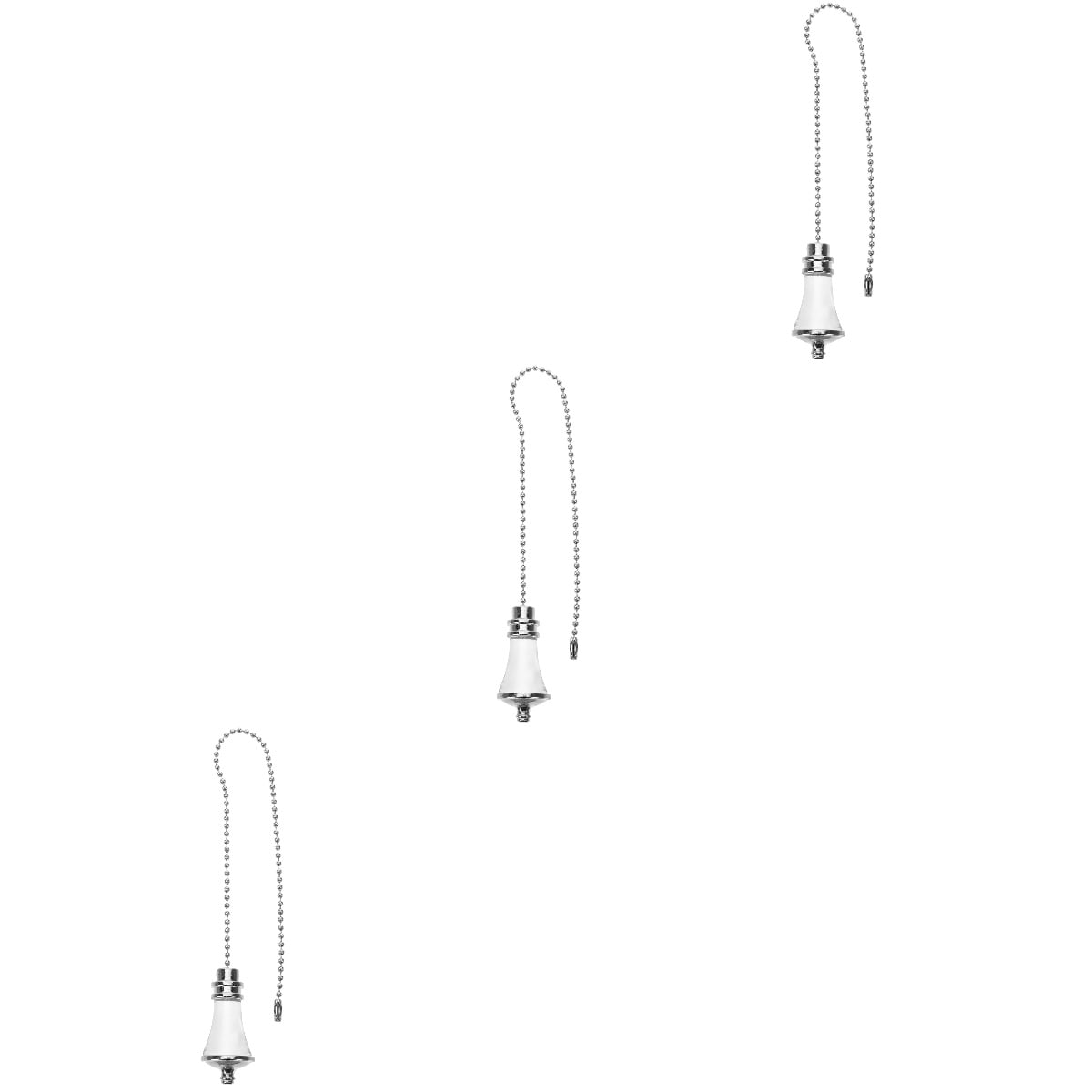 3 PCS Ceiling Fan Light Pulls Chain Extenders Pendant American Style