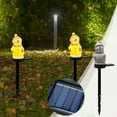 thumbnail image 1 of 3 PCS Christmas Snowman Solar Lights Outdoor Decoration, Snowman Landscape Lights Stake LED Waterproof Holiday Walkway Lights for Decor Garden, Yard, Lawn, Park, Porch, 1 of 7