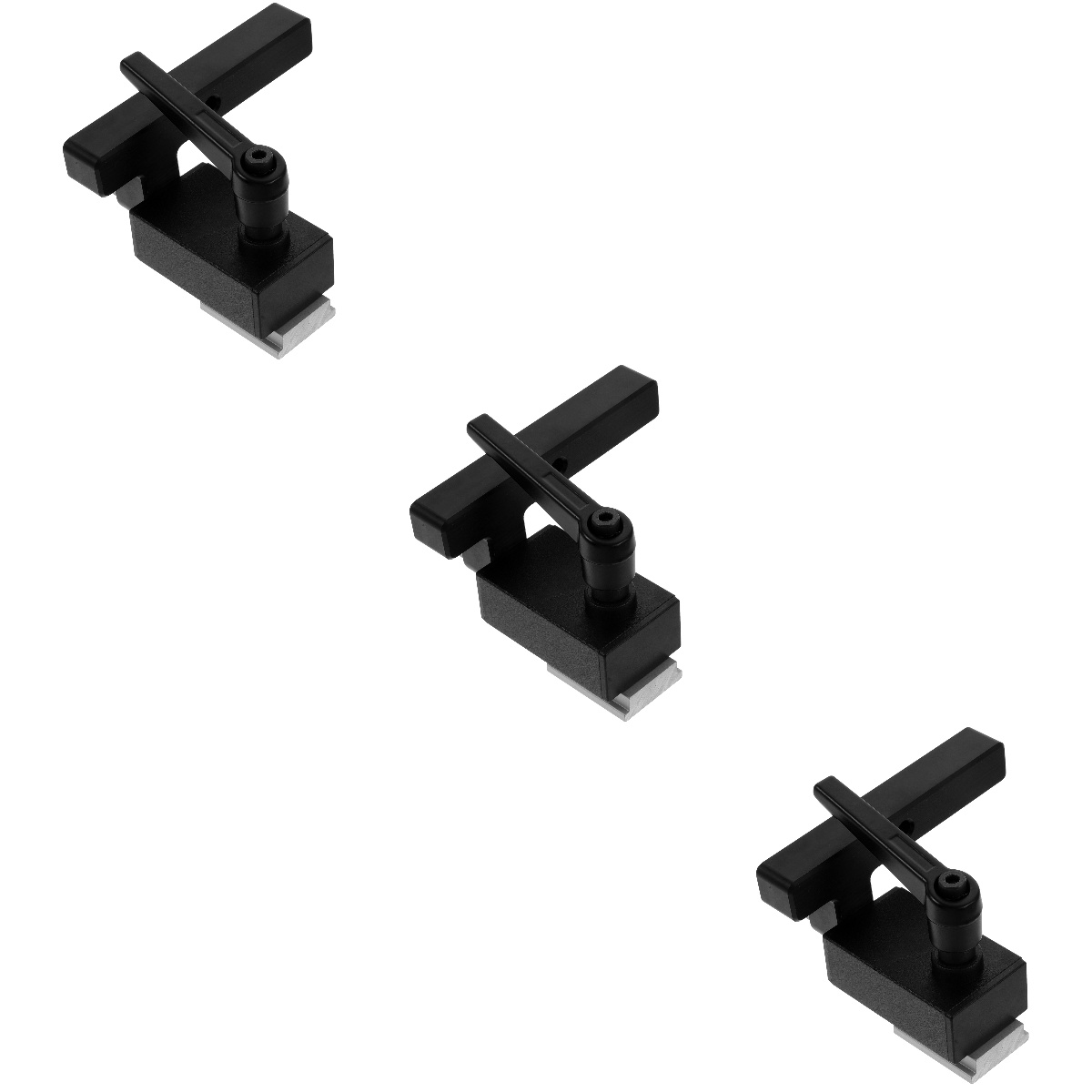 CIMAXIC Miter Track Stopper Black Aluminum Alloy for Woodworking 3Pcs ...