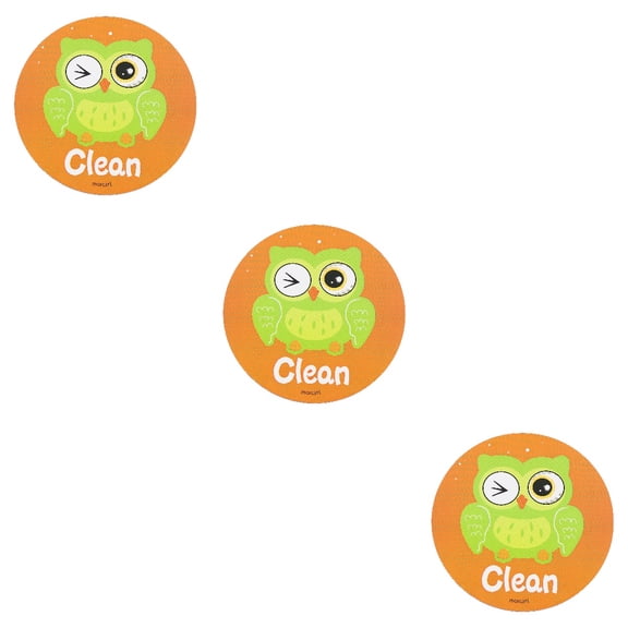 WRISTBIQUE Magnetic Sign Abs Multi 3Pcs For Laundry Room Compatibility Family Communication