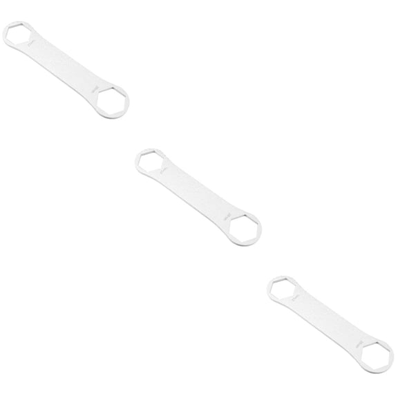 3-Piece Double Front Fork Wrench Set - Spanner Tools for Repair, Maintenance, and Mechanical Work