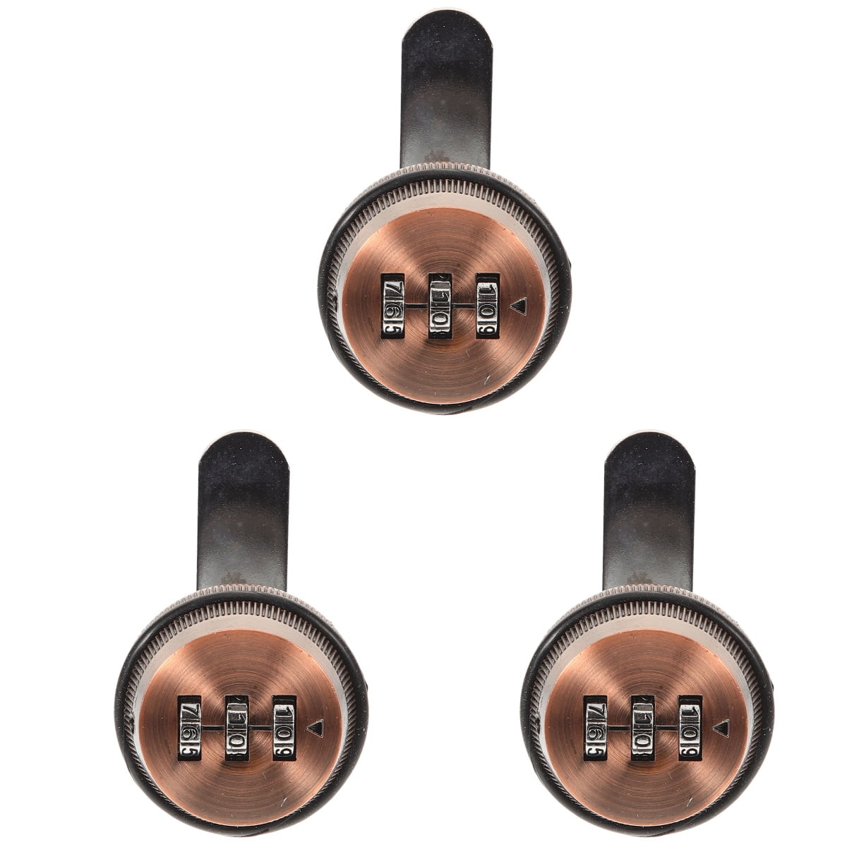 3 PCS Drawer Combination Lock Latch Security Display Lockbox Baby ...