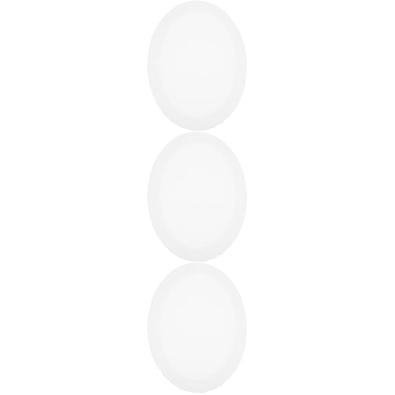 STRANDCHIC Oval Canvas Frame for Art Students White Watercolor Beginner Supplies 3Pcs