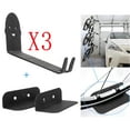 thumbnail image 1 of ULTNICE Wall-Mounted Bike Stand High Carbon Steel Black 3Pcs 5.9X2.4X1.7In, 1 of 6