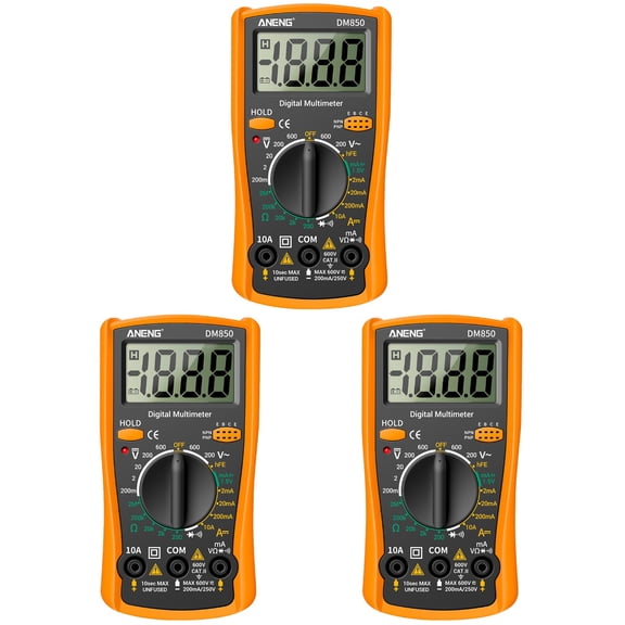 3 PCS Electrical Repair Tool Multimeter Voltage Electronics Orange