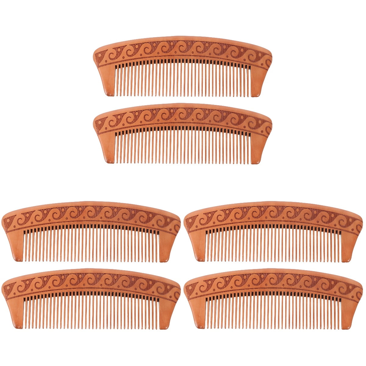 3 PCS Face Razors for Women Solid Wood Hair Comb Man 15.80X5.50X1.00CM ...