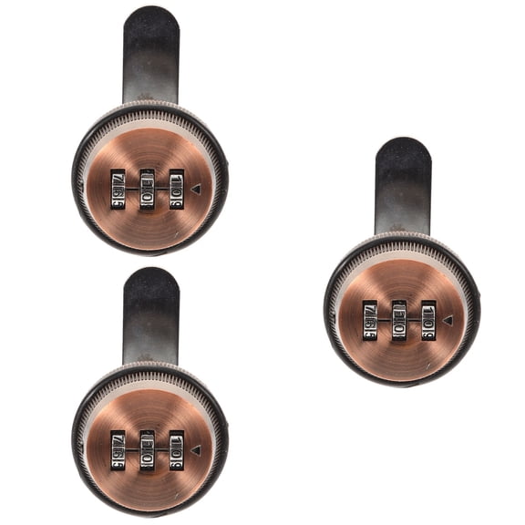 3 PCS File Cabinet Lock Cupboards Hidden Smart Password Baby