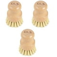 thumbnail image 1 of 3 PCS Handle Scrub Lightweight Cleaning Brush Coconut Fiber Brush 4.8x4.8x8cm, 1 of 8