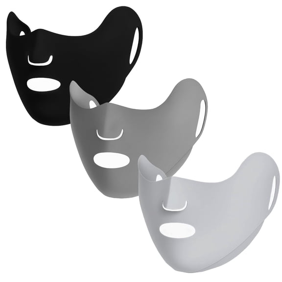 3 PCS Ice Silk Face Mask for Women, UV Protection Sun Cover with Ear Loops, Lightweight Breat