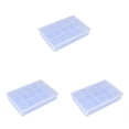 thumbnail image 1 of 3 PCS Ice Trays for Freezer - 15 Cubes, Easy to Release Silicone Ice Trays with Lids, Reusable Ice Tray, Stackable for Drinks and Ice Coffee, Summer Home Bar Accessories & Party Supplies (Blue), 1 of 8