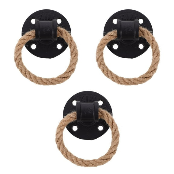 3 PCS Industrial Door Handle Rope Handles Pull Ring Material