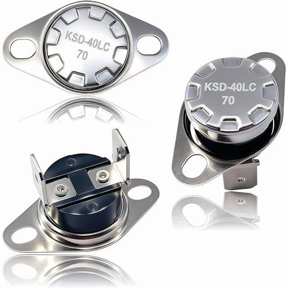 3 PCS KSD-40LC 70 Normally Closed Thermal Fuse Switch Compatible with GE Microwave Ovens, Replacement Thermostat KSD-40LC 70 - Multi-Functional High-Efficiency Design for Modern Kitchen