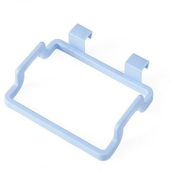 3 PCS Kitchen Door Back Type Portable Garbage Bag Holder Household Cabinet Door Behind The Cloth Rack Trash Rack