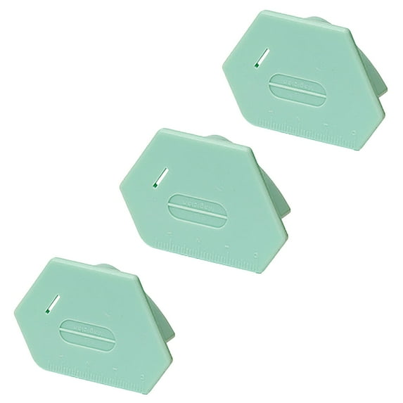 3 PCS Magnetic Seam Guide for Sewing Machine with Scale, Polygonal Multifucntional Seam Guide Hemmer Guide, Universal Sewing Accessories and Supplies