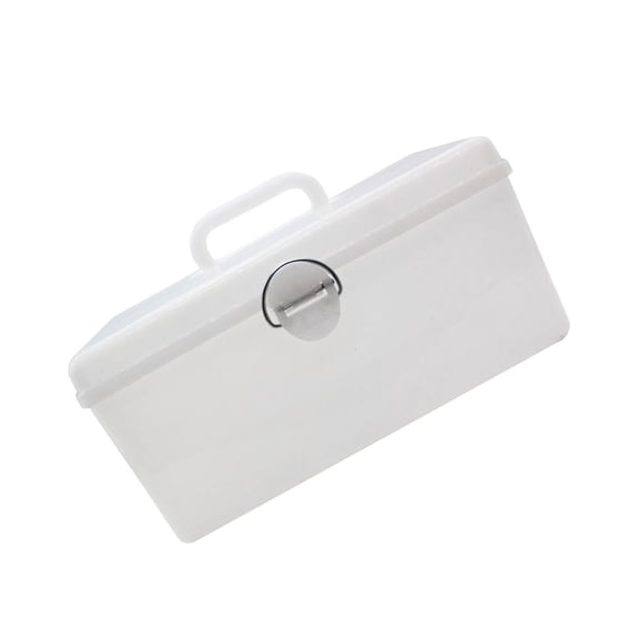 3 PCS Mahjong Box Domino Stationery Toy Storage Organizer Bins White