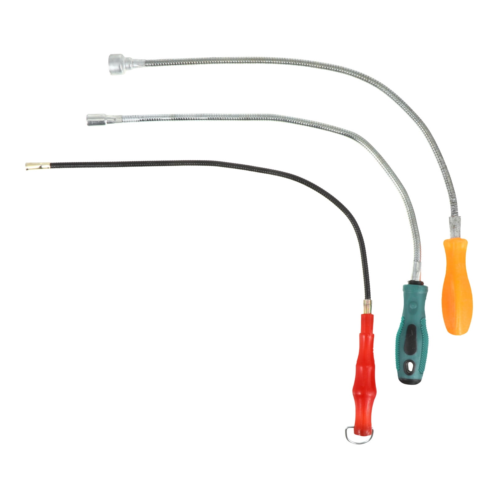 3 PCS Metal Handle Pick Up Tool Grabber Flexible Mechanic