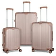 thumbnail image 1 of 3 PCS Modern Travel Trolley TSA Luggage Set, Soft Rosegold, 1 of 3