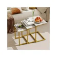 thumbnail image 1 of 3 PCS Nesting Coffee End Table Set Stacking Side Nightstand Living Room, 1 of 10