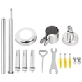 thumbnail image 1 of 3 PCS Outdoor Stair Railing Step Handrail Stainless Steel Rail One Step Well-polished, 1 of 2