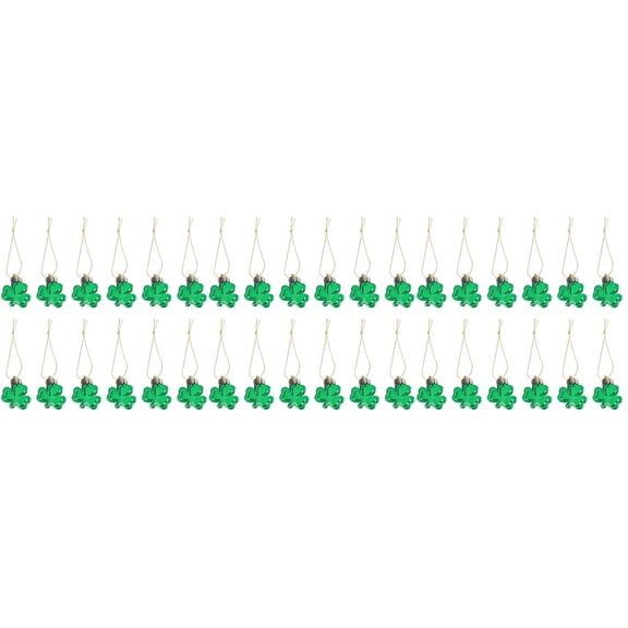 3 PCS Party Favors Mini Shamrocks Green Ornaments Greenery Garland