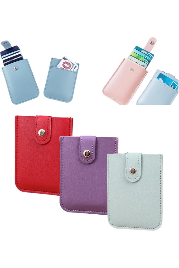 3 PCS Personalized Pull Out Credit Card Organizer, Slim Portable Multiple Card Slots Card Holder Wallet Organizer for Women Men Festive Gift