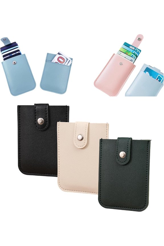 3 PCS Personalized Pull Out Credit Card Organizer, Slim Portable Multiple Card Slots Card Holder Wallet Organizer for Women Men Festive Gift