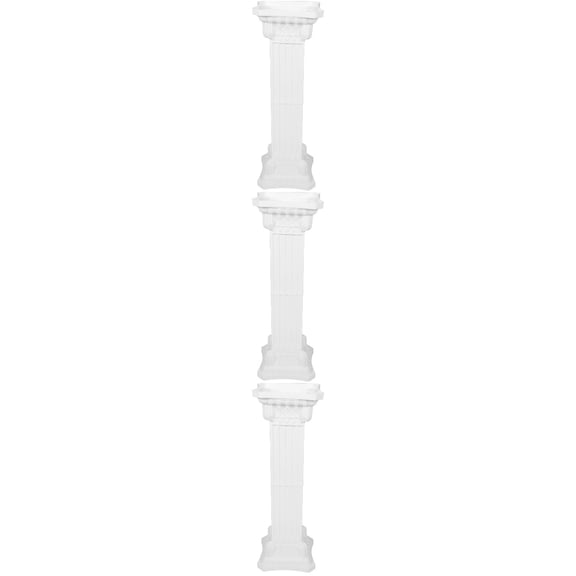 3 PCS Plant Columns Pillars Roman Flowerpot Holder Baby