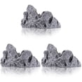 thumbnail image 1 of ifundom Grey Bonsai Rockery Model Zen Garden Ornament for Home Decor 3Pcs, 1 of 1